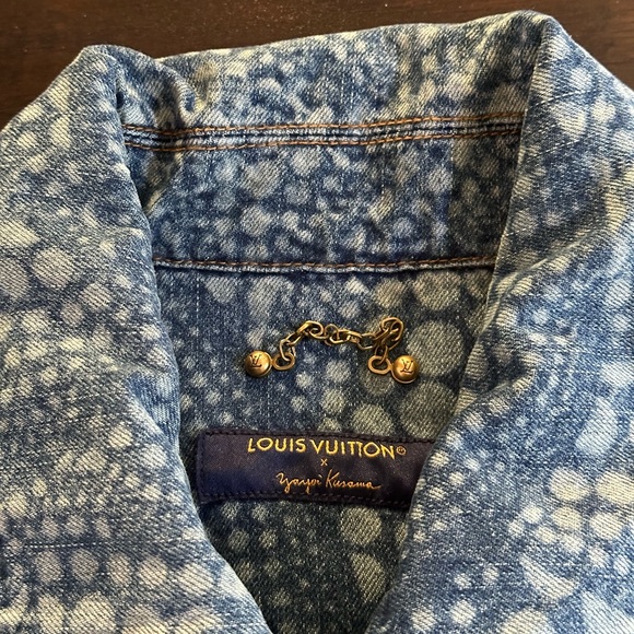 VERY RARE! Louis Vuitton Collection Yayoi Kusama Denim Jacket and Pants. - Picture 2 of 9